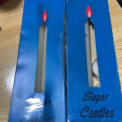 昭和のクリスマスキャンドルセットの画像