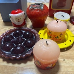 昭和のクリスマスキャンドルセットの画像