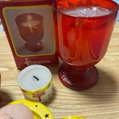 昭和のクリスマスキャンドルセットの画像