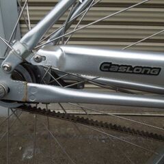 ブリジストン　キャスロング　ベルトドライブ　27インチ　きれい　通学用自転車の画像