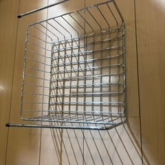 キッチン　メッシュ棚の画像