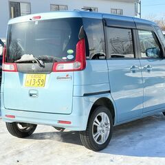 スペーシアX4WD, 検令和9年12月8日, スタッドレス装着済, TV, エンジンスターター, 両側パワースライドドア, ETC, シートヒーター, プッシュスタート, タイミングチェーン, スマートキー2個, 格安軽自動車！車検付の画像