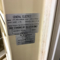 冷凍庫、GE製。の画像