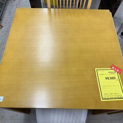 J3388　【リユースのサカイ柏店】　拡張式　ダイニングテーブルセット　椅子2脚付の画像