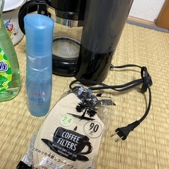 鍋　コーヒーメーカー　食器洗剤　巻き髪ウォーターの画像