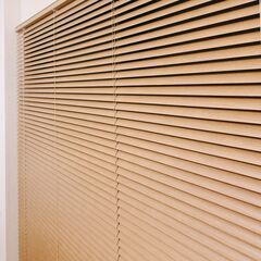 TOSO 木目調アルミブラインド 196cm×191cm チェリー 日本製の画像