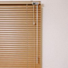 TOSO 木目調アルミブラインド 196cm×191cm チェリー 日本製の画像