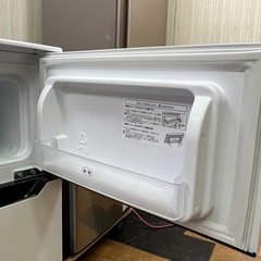 #76 激安冷蔵庫!! コンパクトタイプ Hisense 2020年 93L HR-B95A 2ドア 右開きの画像