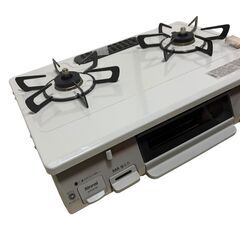 【極美品】リンナイ ガスコンロ RTE597BE（プロパンガス用）ホース・電池付きの画像