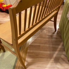 ダイニングチェア　ベンチタイプの画像