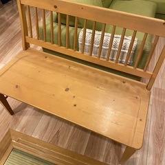 ダイニングチェア　ベンチタイプの画像