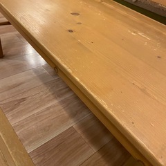 ダイニングチェア　ベンチタイプの画像