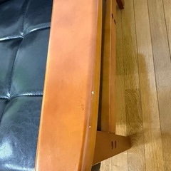 受渡予定者様決まりました。岩附 ソファ 1人掛け レザー 合皮の画像