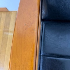 受渡予定者様決まりました。岩附 ソファ 1人掛け レザー 合皮の画像