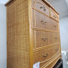 リサイクルショップどりーむ鹿大前店　No.3555　ラタンチェスト　写真参照🎵　の画像