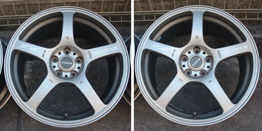 希少 ガリ傷なし 鍛造 BRIDGESTONE プロドライブ GC-05F 17インチ 7.5J +48 PCD100 5H 4本 BRZ 86 プリウス レガシィ インプレッサ CT200h カローラ