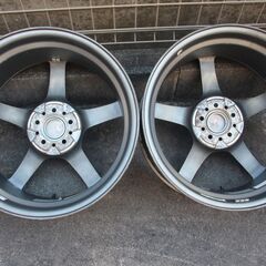 希少 ガリ傷なし 鍛造 BRIDGESTONE プロドライブ GC-05F 17インチ 7.5J +48 PCD100 5H 4本 BRZ 86 プリウス レガシィ インプレッサ CT200h カローラの画像