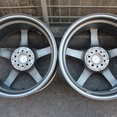 希少 ガリ傷なし 鍛造 BRIDGESTONE プロドライブ GC-05F 17インチ 7.5J +48 PCD100 5H 4本 BRZ 86 プリウス レガシィ インプレッサ CT200h カローラの画像