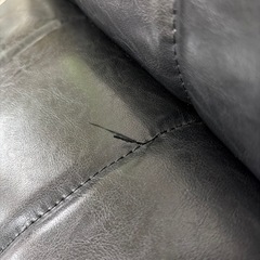 受渡予定者様決まりました。岩附 ソファ 1人掛け レザー 合皮の画像