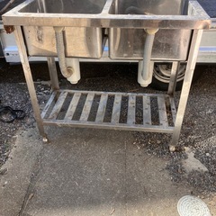 早い者勝ち　2層シンク　汚れ有りますの画像