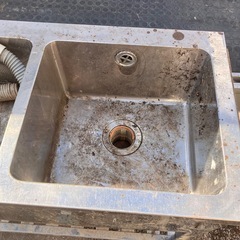 早い者勝ち　2層シンク　汚れ有りますの画像