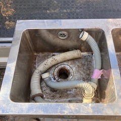 早い者勝ち　2層シンク　汚れ有りますの画像