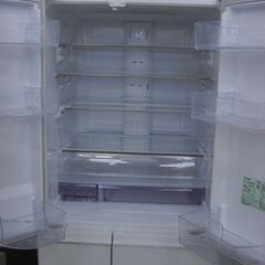 ★7394★（★1台限り★ジモティー特典あり★5～6人世帯向けの★）三菱電機　6ドア冷蔵庫６００L　２０２２年製　MR-WX60GX　68.5ｃｍ幅　白　真ん中冷凍室　自動製氷付き　高く買取るゾウ八幡東店の画像