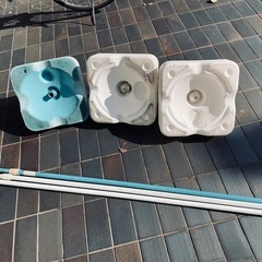 のぼり台　のぼり立て　3セットの画像