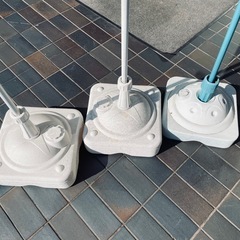 のぼり台　のぼり立て　3セットの画像