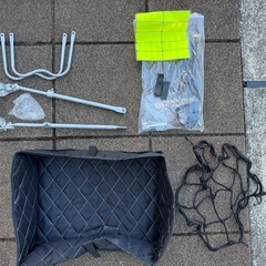 自転車のバスケット&キャリアの画像