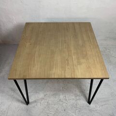 ◆🔶送料無料・設置無料有り🔶◆KANADEMONO ダイニングセット テーブル＆チェア×2 天然木 モダンデザイン オーダーメイド高級ブランド 中古家具の画像