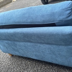 NITORI ニトリ カジュアルソファ　ブルー USED 綺麗の画像