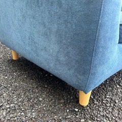 NITORI ニトリ カジュアルソファ　ブルー USED 綺麗の画像