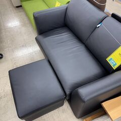 J3392　【リユースのサカイ柏店】　NITORI　ニトリ　二人掛けソファ　ブラックの画像