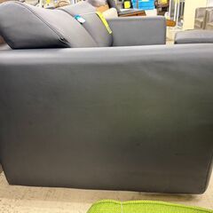 J3392　【リユースのサカイ柏店】　NITORI　ニトリ　二人掛けソファ　ブラックの画像