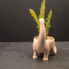 恐竜の可愛いプランター🦕の画像