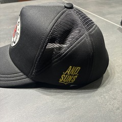 AND SUNS アンドサンズ メッシュキャップ ブラックの画像