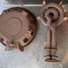 未確認　業務用 鋳物コンロ ガスコンロ　厨房機器　アウトドア　タチバナ製作所？の画像