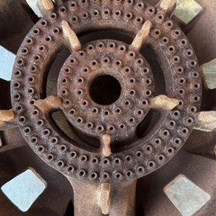 未確認　業務用 鋳物コンロ ガスコンロ　厨房機器　アウトドア　タチバナ製作所？の画像