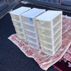 早い者勝ち　汚れ有ります　小物入れ収納ケースまとめ売りの画像