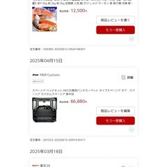 スペーシア車中泊用ベッドキットの画像