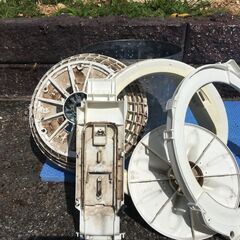 洗濯機の分解クリーニング行っています！配送設置込み　2019年製日立5.0K 洗濯機スリムタイプ分解クリーニング済み！！の画像