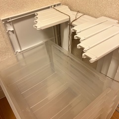 無料　プラスチック引き出し 衣類収納ケースの画像