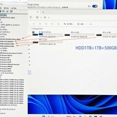 i7-8700/SSD512+HDD2.5TB/メ16GB/Win11p25H2/HDMIの画像