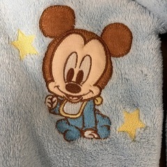ミッキー ベビー服 ボアロンパース 〜70cm、9kgの画像