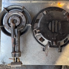 & 未確認　業務用 鋳物コンロ ガスコンロ　厨房機器　アウトドア　タチバナ製作所？の画像