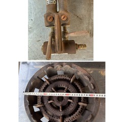 & 未確認　業務用 鋳物コンロ ガスコンロ　厨房機器　アウトドア　タチバナ製作所？の画像