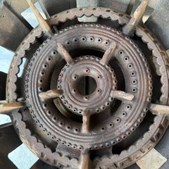 & 未確認　業務用 鋳物コンロ ガスコンロ　厨房機器　アウトドア　タチバナ製作所？の画像