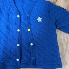 p.velleベビー キルトカーディガン 70-80cmの画像