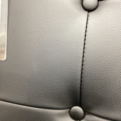 2人掛けソファー ブラックの画像